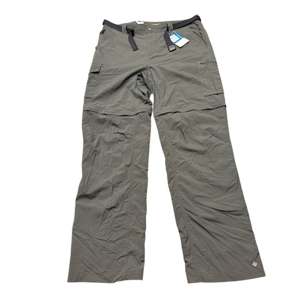 Columbia Men's Gray Convertible Cargo Hiking Pants 40x34